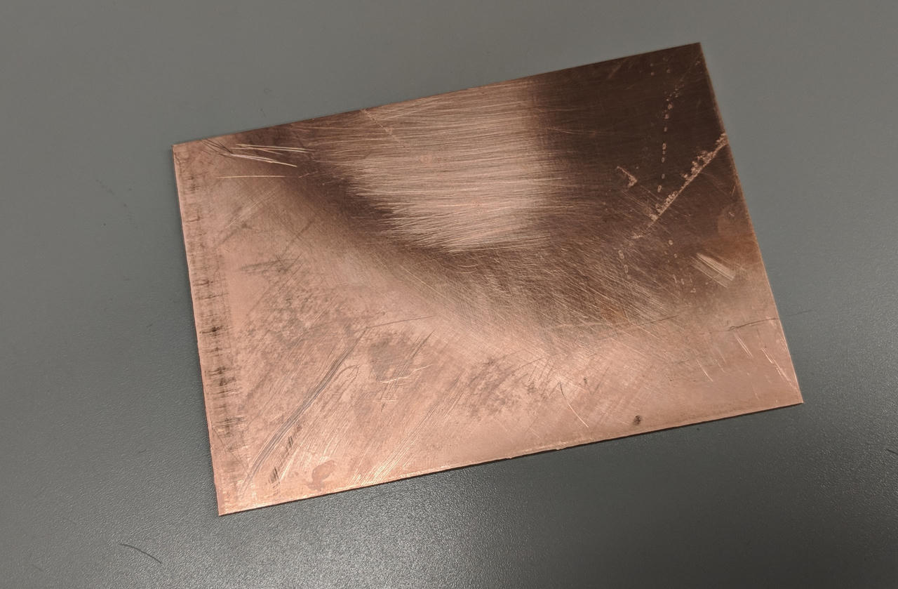 Cleaned up copper clad
