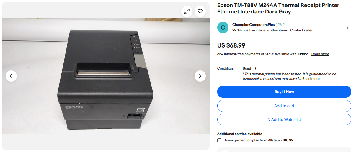 The eBay Listing