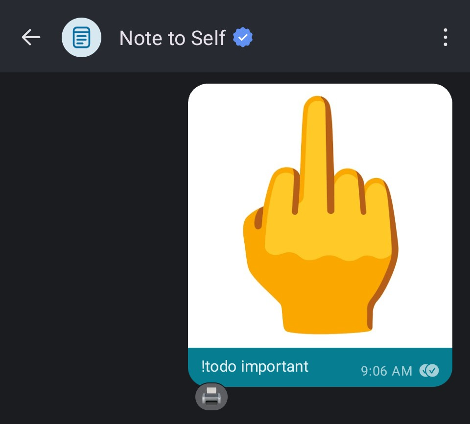 Important message