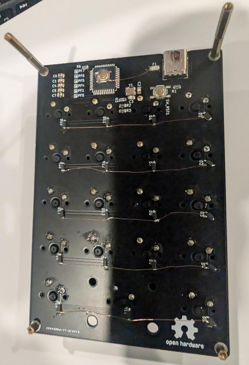 KiPad Version 1 Back